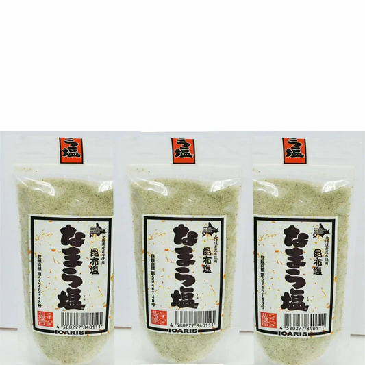 3袋セット北海道産昆布×塩主婦に大人気なまら塩200g