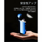 電子ライター ライター usb 小型 充電式充電式 ガス オイル不要　無炎 防風 軽量 薄型 プレゼント 電子ターボライター 電池残量表示 安全性 w376B(マットレッド )