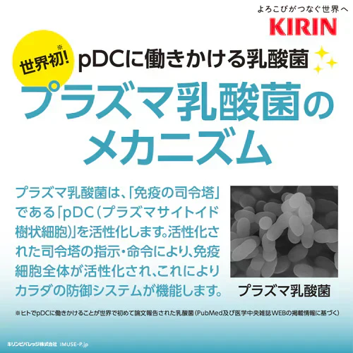 キリン イミューズ iMUSE ヨーグルトテイスト プラズマ乳酸菌 機能性表示食品 500ml ペットボトル 24本×2箱（計48本）キリンビバレッジキリン