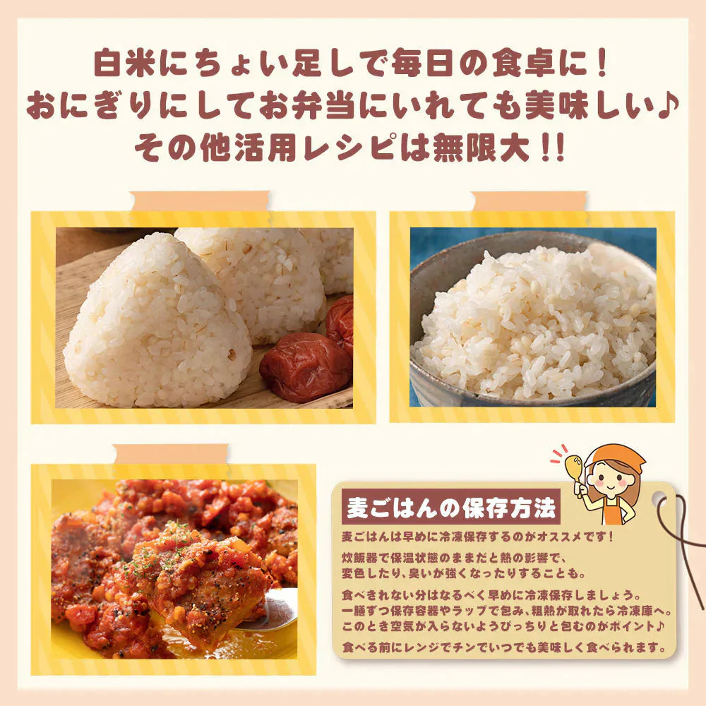 雑穀 雑穀米 国産 丸麦 8kg(400g×20袋) 業務用サイズ 無添加 無着色 送料無料