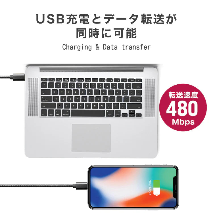 【1.5ｍ】【ブラック】iPhone 充電ケーブル Lightning ライトニングケーブル 超高速 27W Type-C PD USBケーブル 急速充電 iphoneケーブル 充電ケーブル 1m 2m 3m 50cm 25cm 高速 データ転送 iPhone14 Pro Max PLus SE3 13 12 Mini SE 11 Pro Max XS Max XR 送料無料