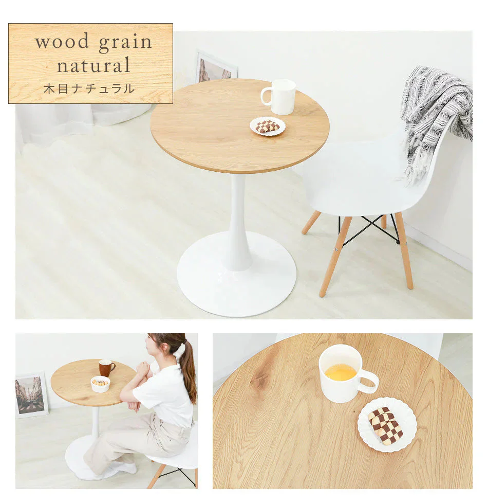 【60㎝】【マーブルホワイト】ダイニングテーブル カフェテーブル 丸 北欧 テーブル おしゃれ カフェ ダイニング テーブル 丸テーブル 円形 コーヒーテーブル 白 ホワイト ナチュラル マーブル 食卓テーブル デザイナーズ モダン リビング 家具 かわいい