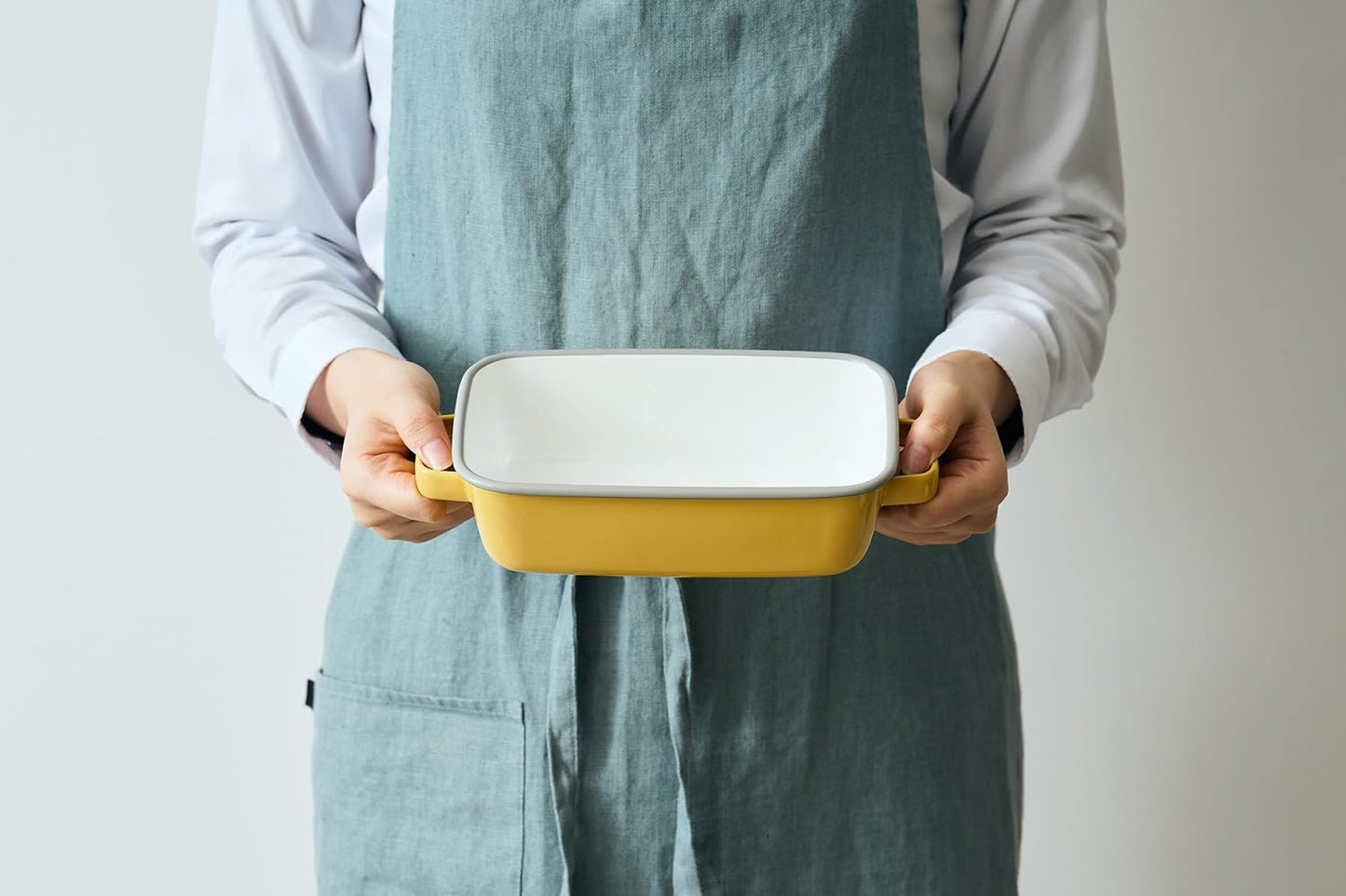 365methods 富士ホーロー オーブンディッシュ イエロー浅型 Mサイズ