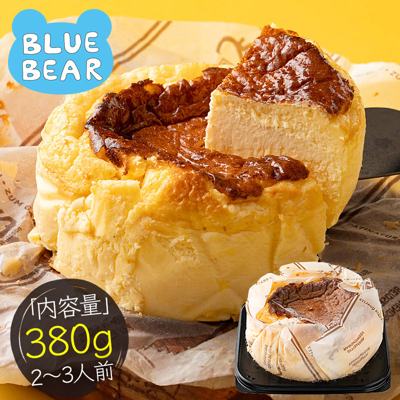 バスクチーズケーキ 380g 2〜3人前 12cm 4号 取り寄せ チーズケーキ スイーツ 甘いもの ケーキ デザート 洋菓子 冷凍ケーキ 冷凍スイーツ 冷凍 プレゼント 贈り物 グルメ 送料無料 ギフト