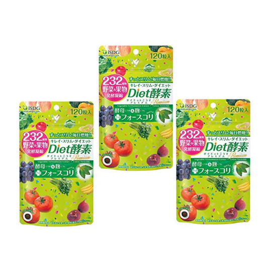 【3袋セット】医食同源ドットコム 232Diet酵素 プレミアム 120粒(ゆうパケット)