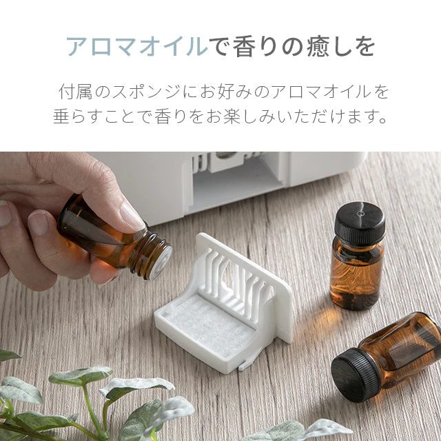 グレー UV除菌機能付き ハイブリッド加湿器 (jxh003j)【1年保証】