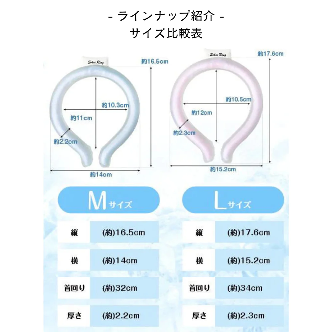 【Mサイズ グリーン 2個セット】［ネックリングセール］爽快リングW 2層構造 28℃ 凍結 クール 長持ち 熱中症対策 ny623【ゲリラセール】
