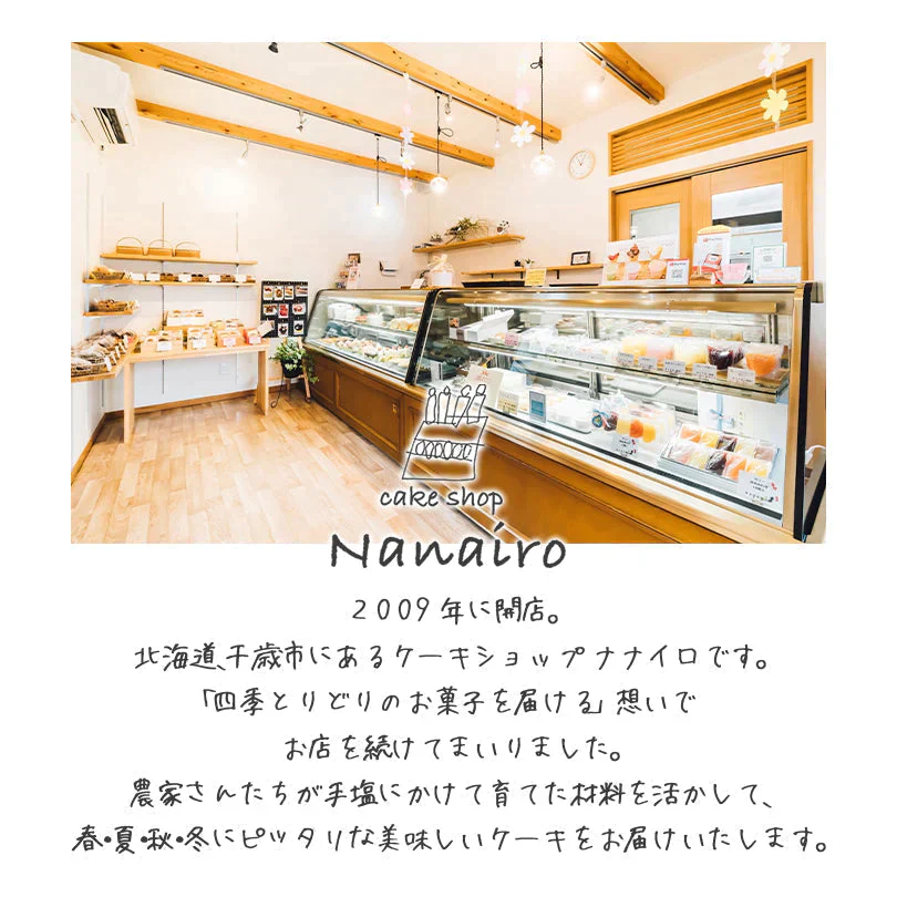 【北海道限定】手作りタルト【ココナッツとバナナ 6個入×1】nanairo なないろ パティシエのつくる焼菓子 ケーキ