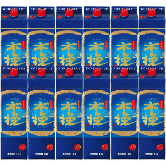 雲海酒造 木挽 BLUE ブルー 20度 パック 1800ml 1.8L×12本