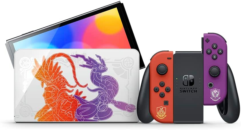 【新品未開封】Nintendo Switch（有機ELモデル） スカーレット・バイオレットエディション スイッチ