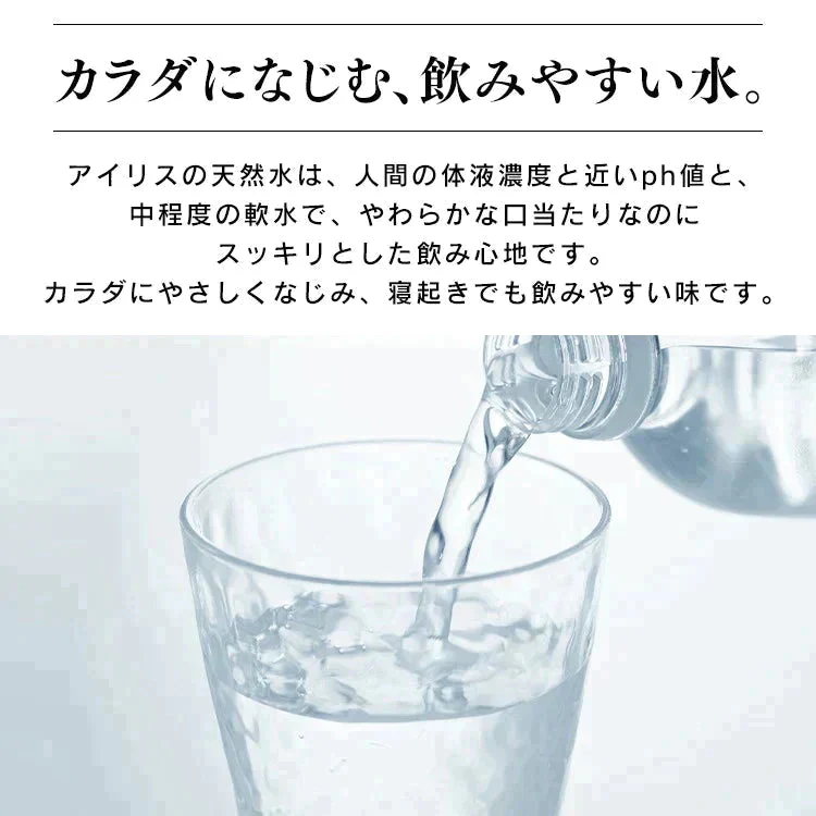 【カートアップNG】【ご新規さんとシェア買い】アイリスオーヤマ 富士山の天然水500ml×24本 ラベルレス