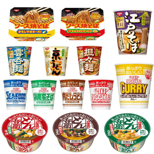 にぎわい広場  日清食品 どん兵衛 京うどん 江戸そば カップヌードルも入ったカップ麺 バラエティ24食セット