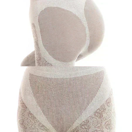 【グレー】インナー上下セット あったか 薄手 保温 下着