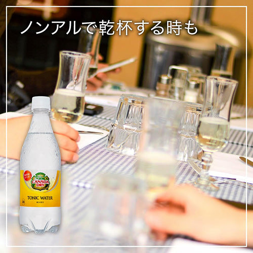 【1ケース】コカ・コーラ カナダドライ トニックウォーター 500ml  24本 炭酸 炭酸飲料 強炭酸 シトラス 割材 coca コカコーラ