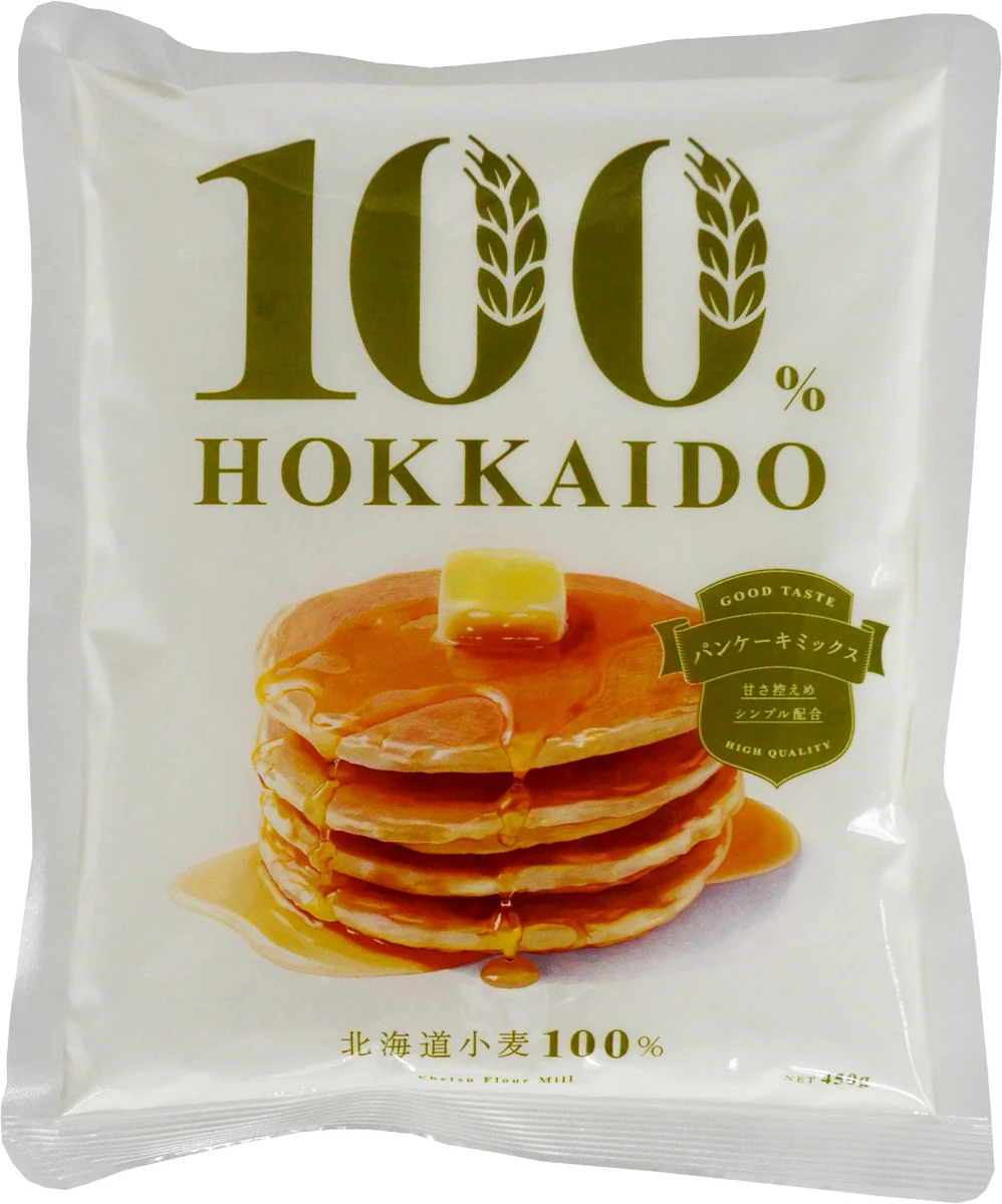 100％HOKKAIDO パンケーキミックス 450g 送料無料 メール便 江別製粉 北海道 大人気 お土産 ギフト プレゼント ホットケーキ 手作り