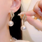 ピアス レディース パール おしゃれ 大きい 韓国 金 メッキ キラキラ ウエディング 揺れる シンプル 大きい 上品 かわいい