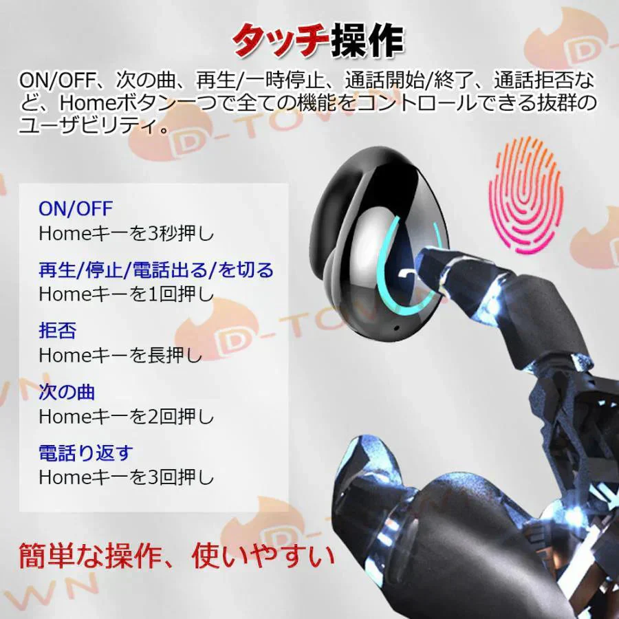 即納 イヤホン PSE認証　耳を塞がない 片耳 ワイヤレス bluetooth 5.0 ランニング オープンイヤー ワイヤレスイヤホン ジョギング イヤーカフイヤホン 耳掛け式 s025C(ホワイト)