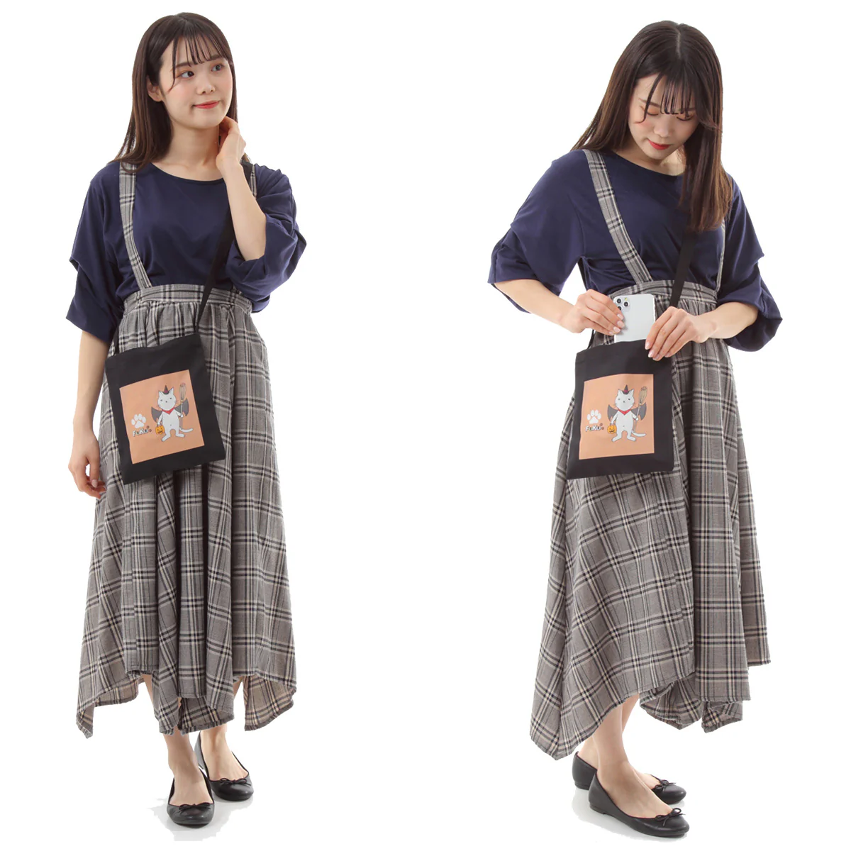 お手軽 トートバッグ サコッシュ 携帯収納 キャラクター