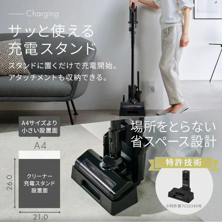 【カートアップNG】掃除機 コードレス サイクロン 吸引力 アイリスオーヤマ スティッククリーナー ホワイト*サイクロン*スタンダード