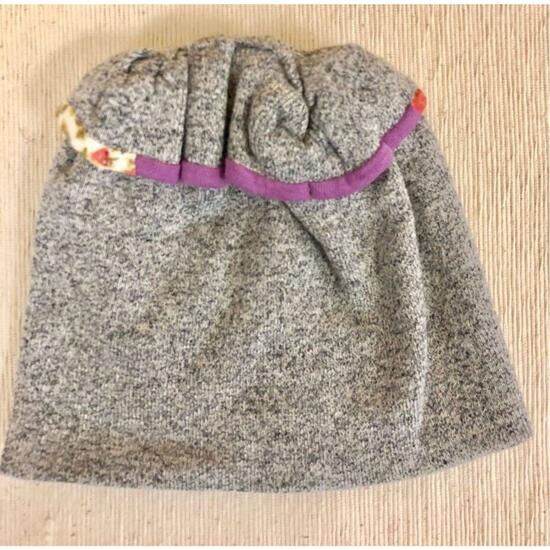 出産祝 ベビーギフト 日本製 子供服 ワッフリッシュワッフル wafflish waffle ベビーキャップ（グレーイエロー）42-48cm