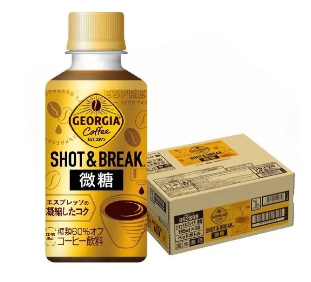 コカ・コーラ ジョージア ショット&ブレイク 微糖 195ml×30本/1ケース