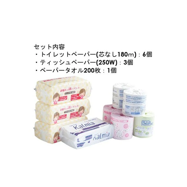 防災グッズ 災害グッズ 備蓄品 備えて安心 災害時に役立つペーパー詰め合わせセット