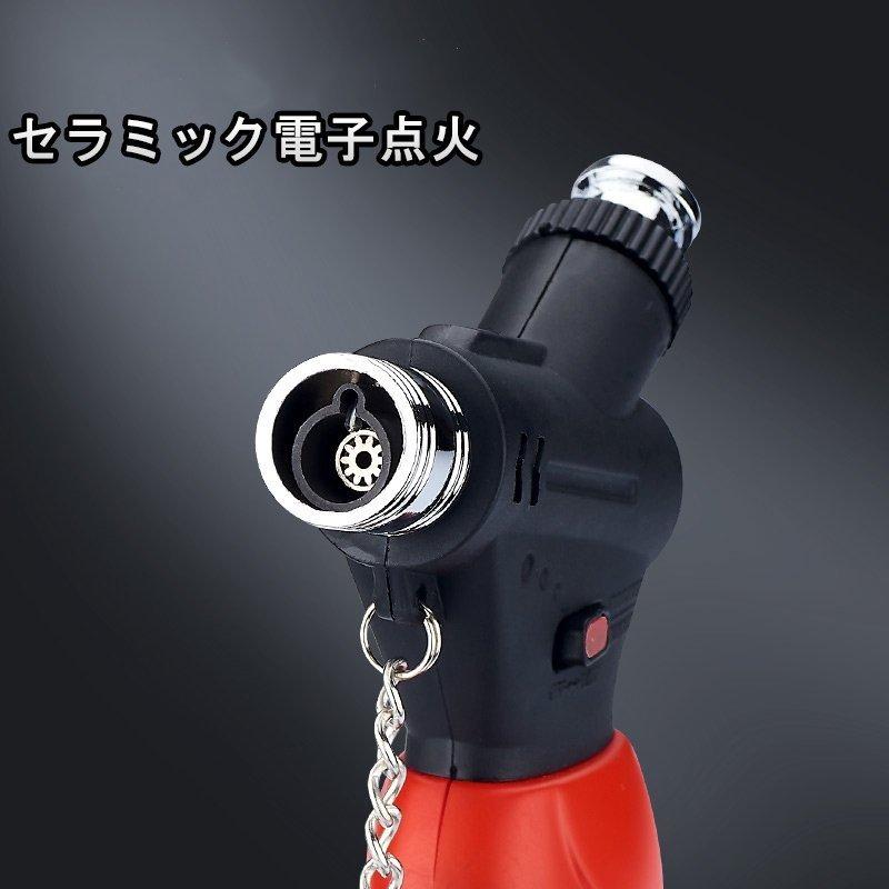 当日発送 ライター 葉巻ライター 直噴ターボライター ガス 注入式 ジェットライター 防風 充填式 ろうそくアウトドアトーチ ライター キャンプ 火起こし w224B(ブラック)