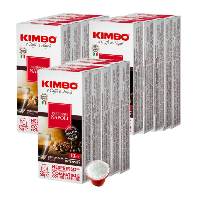 KIMBO キンボ イタリア産 ネスプレッソ 互換 カプセルコーヒー ナポリ×15箱（150カプセル）【2?3営業日以内に出荷】[送料無料] コーヒー イタリア 珈琲 コーヒー豆 ホットコーヒー アイスコーヒー NESPRESSO ブラックコーヒー 無糖