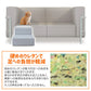 【グレー】ドッグステップ 犬 階段 ステップ 2段 ワイドタイプ 犬用ステップ スロープ 犬 犬用 ペット用 ペットステップ ペットスロープ クッション 踏み台 おしゃれ 小型犬 室内犬 段差解消 ヘルニア 脱臼 ケガ防止 高齢犬 介護 ペット用品