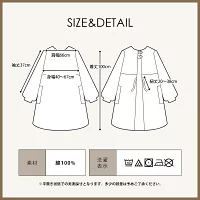 【グレー】割烹着 2way エプロン あったか 暖かい 無地 可愛い おしゃれ ロング丈 前開き かっぽう着 ガウン 大きいサイズ 羽織り 長袖 大人 保育士 コットン 綿100%
