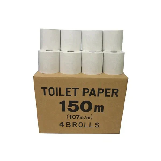トイレットペーパー ソフトシングル 芯なし150m 48個 やわらかいシングル