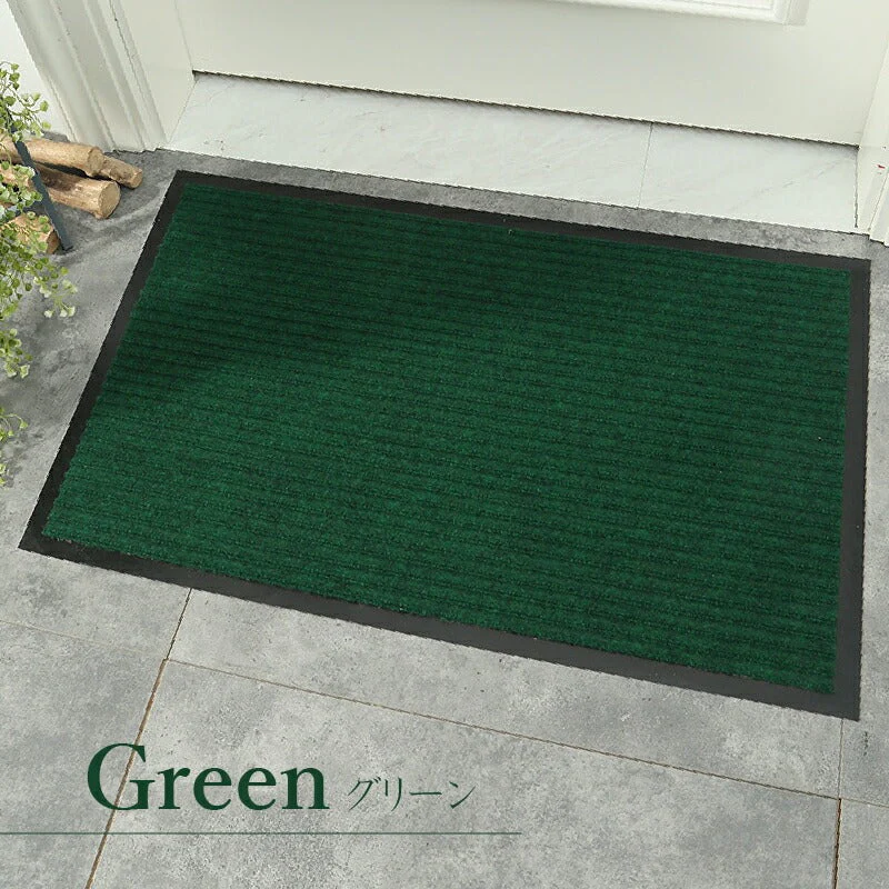 【グリーン 120×150cm】玄関マット 屋外 室内 おしゃれ 北欧 泥落とし 洗える かわいい 風水 大判 40×60cm 50×80cm 60×90cm 80×120cm 120×150cm 無地 滑り止め 業務用 丸洗い 水洗い ドアマット 店舗 飲食店 オフィス 事務所