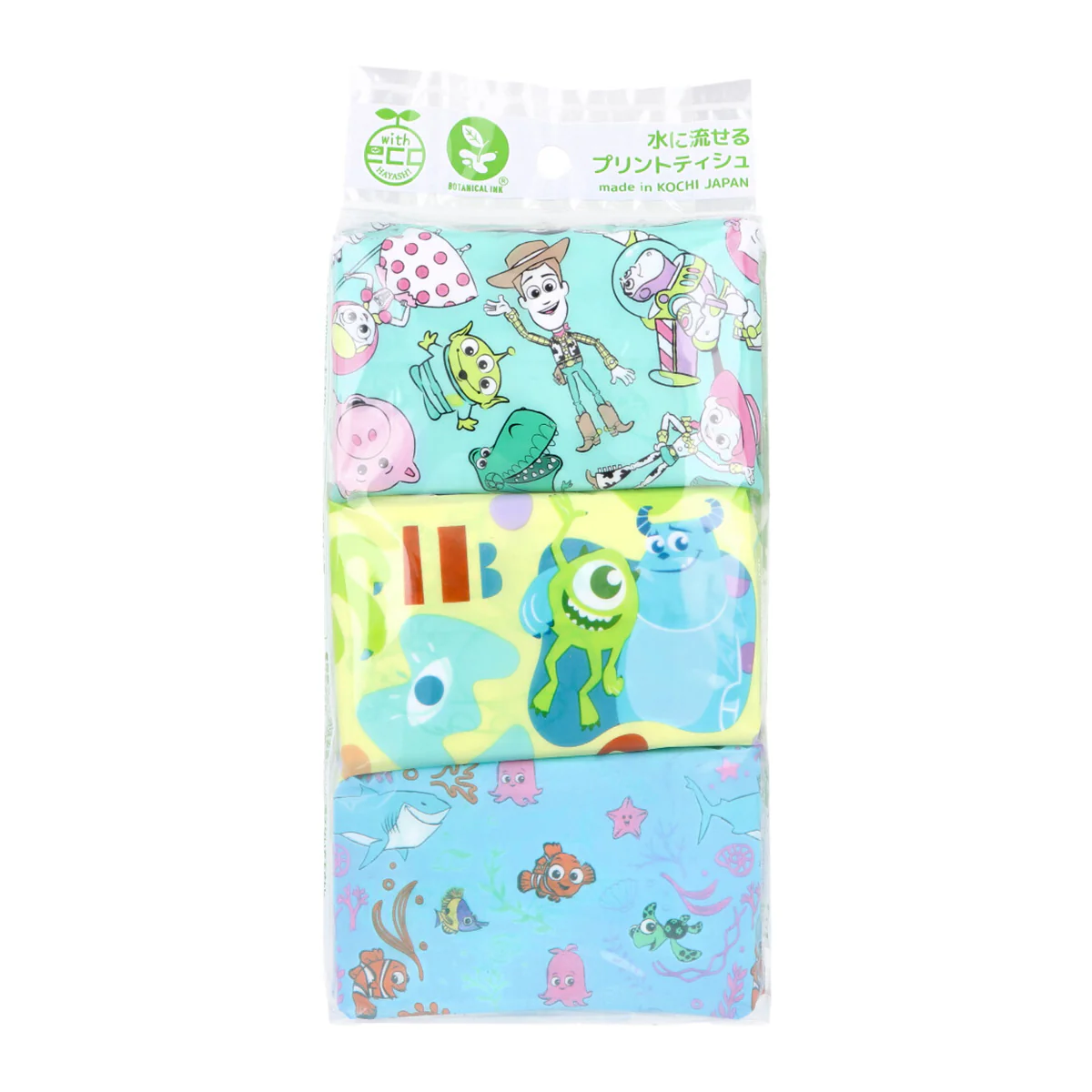 ハヤシ商事 水に流せるプリントティシュ ピクサー 8組16枚 6個入り X20パック