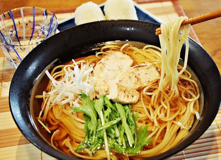 鴨ラーメン　鴨蕎麦　お取り寄せ　鴨南蛮スープ　中華麺3食　＆　そば麺3食　計2種6人前　セット　一つのスープで２種アレンジ