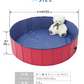 【ブルー】プール 折りたたみ 空気入れ不要 子供プール 120cm プール ベビー用 ペット 犬 バスタブ ボールプール ビニールプール ベランダ 折り畳み プール ベビー キッズ 子供用 プール 水遊び 砂遊び 犬猫 お風呂用 プレイルーム 屋内 屋外