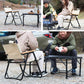 【2脚セット】アウトドアチェア 軽量 折りたたみ おしゃれ 椅子 ガーデニング チェア フォールディングチェア リラックスチェア ムーンチェア 折りたたみ椅子 耐荷重150kg コンパクト ローチェア アウトドア キャンプ BBQ