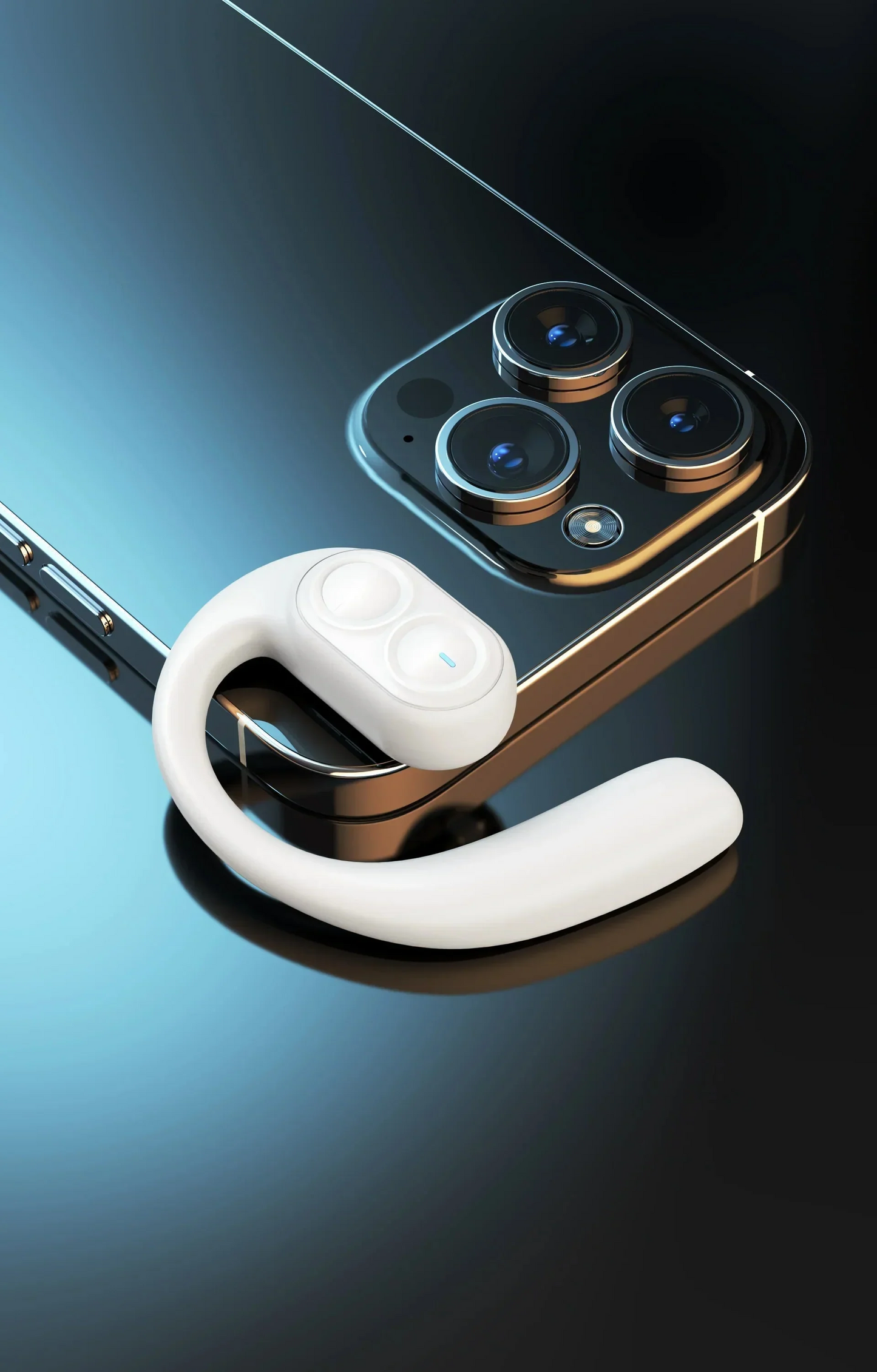 ワイヤレスイヤホン 耳掛け式  PSE認証 Bluetooth 5.4 HIFI高音質 超長航続 自動接続 360°サラウンあドステレオ 低遅延 快適着装 ワイヤレスステレオイヤホン s109B(ホワイト)