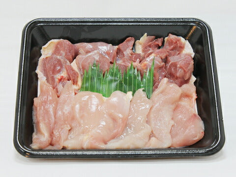 三重ブランド認定品 熊野地鶏　焼肉用カット肉200g