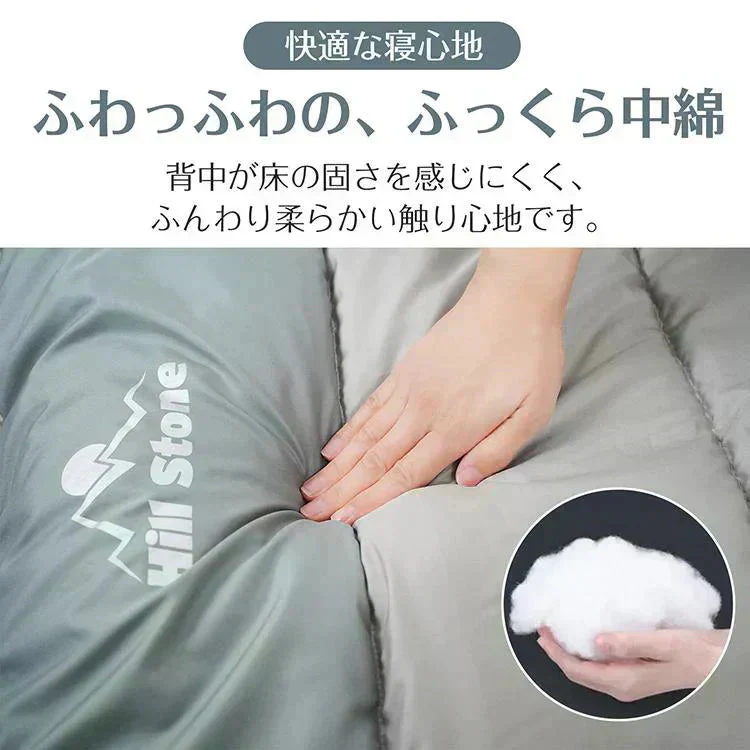 【カーキ】寝袋 冬用 2024新 シュラフ 封筒型 足元二重保温カバー 連結可能 軽量 洗える 防災士監修