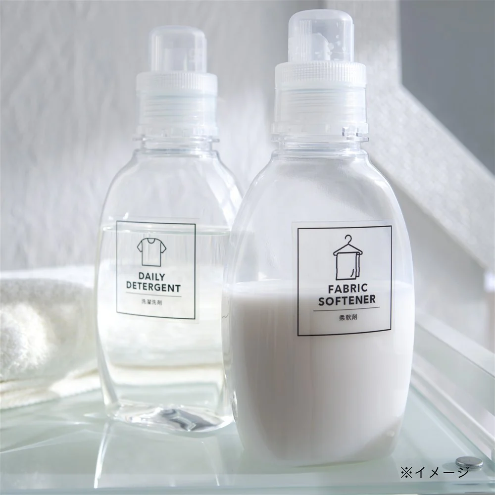 詰替ボトル (衣料洗剤・柔軟剤用) 600ml 容器