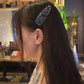 (Bネイビー)キラキラヘアピン ヘアピン ヘアアクセサリー 髪飾り ヘア留め 前髪 サイド髪 小物 おしゃれ お洒落 かわいい 上品 パーティー飾り
