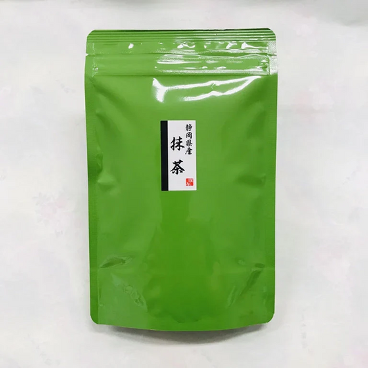 静岡県産抹茶100g入 お稽古練習用にお料理に気軽に使える抹茶です