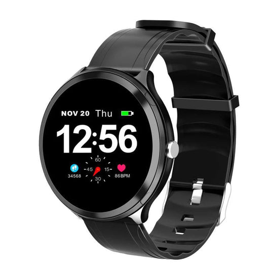 スマートウォッチ 腕時計 1.33インチフルタッチスクリーン＆壁紙編集可 着信通知＆着信拒否 活動量計 IP67級防水＆クリップ式充電