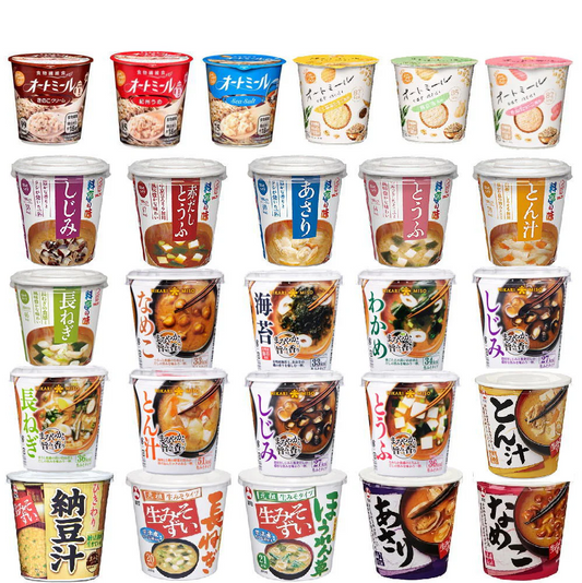 カップ味噌汁 マルコメ 旭松 ヒカリ味噌 みそ汁 オートミールも入ったアソート24種セット