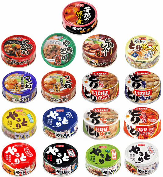 【缶詰】いなば食品 ほていフーズ キョクヨー缶詰 鳥だらけ18缶セット つくね レバー たれ味 塩味 柚子こしょう味 ガーリックペッパー味 照り焼 18缶セット