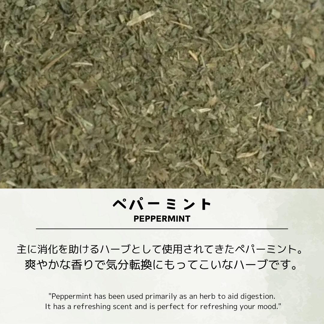 ペパーミント茶／約15杯／ノンカフェイン／国内製造／無香料・無着色／ハーブティー/お茶