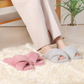【ホワイト　S】スリッパ ルームシューズ あったか もこもこ 子供 ムートン 冬用メンズ レディース かわいい 可愛い フェイクファー 冬 おしゃれ 暖かい ふわふわ 室内履き 冷え対策 送料無料 新生活 プレゼント