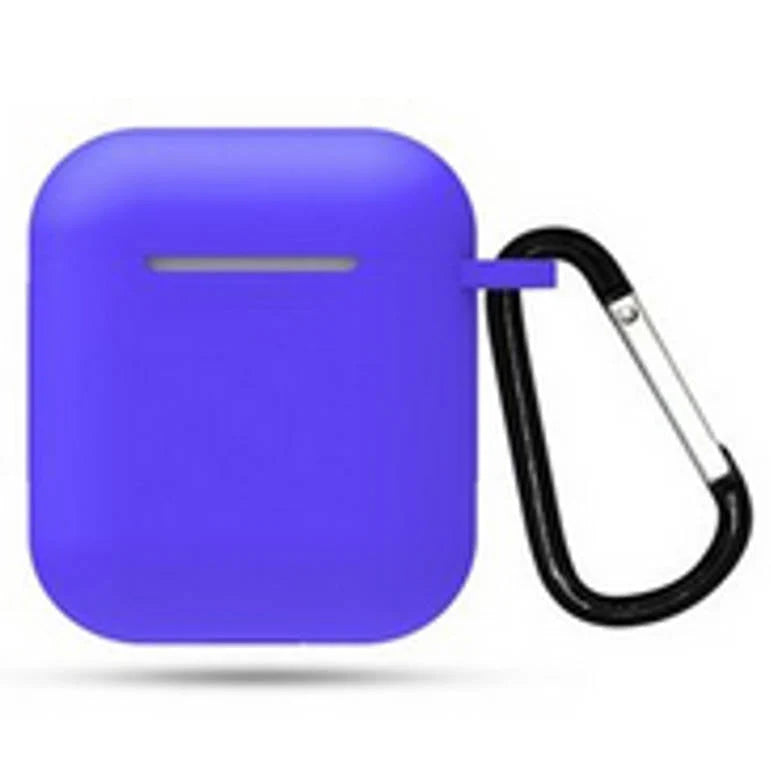 airpods1 白 airpods2 対応 エアーポッズ エアポッツ 1/2 ケース カバー シリコン かわいい キズ防止 耐衝撃 全面保護 紛失防止 8色あり
