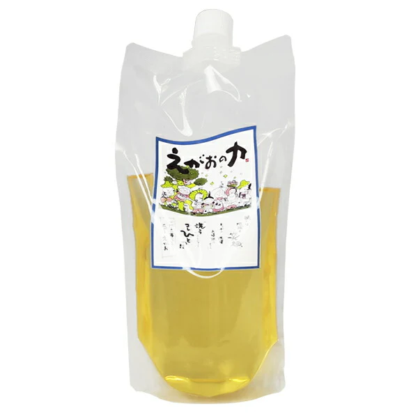 植物油由来成分からできた濃縮自然派洗剤「えがおの力（旧松の力）」300ml　お試し商品