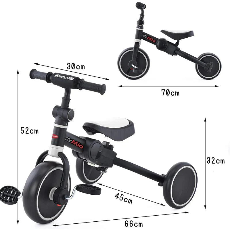 自転車 子供 乗り物 1-6歳 サイクルピープル バランスバイク キッズバイク 足けり ギフト 誕生日 プ レゼント ギフト 送料無料 w350A(ブラック)